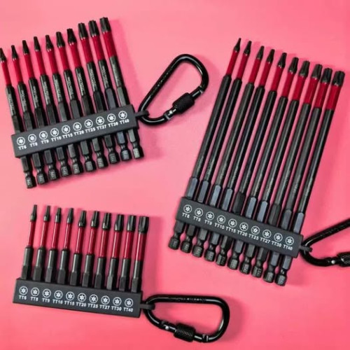 Brand New 10pcs Long Magnetic Torx Screwdriver Bit Set